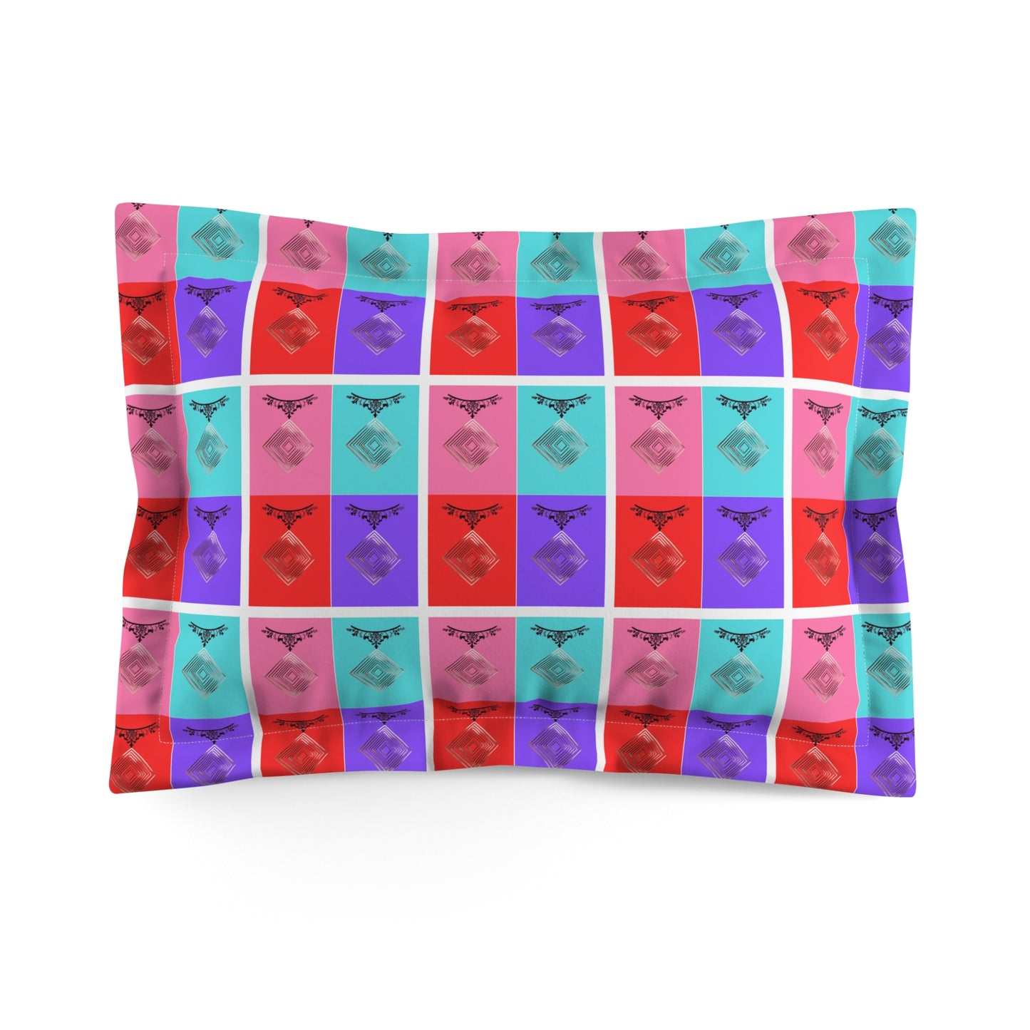 Gala Venti - Aesthetics Luxe ™️ Sham IV - Vibrant Bedroom Home Luxury Decor Pillow Sham