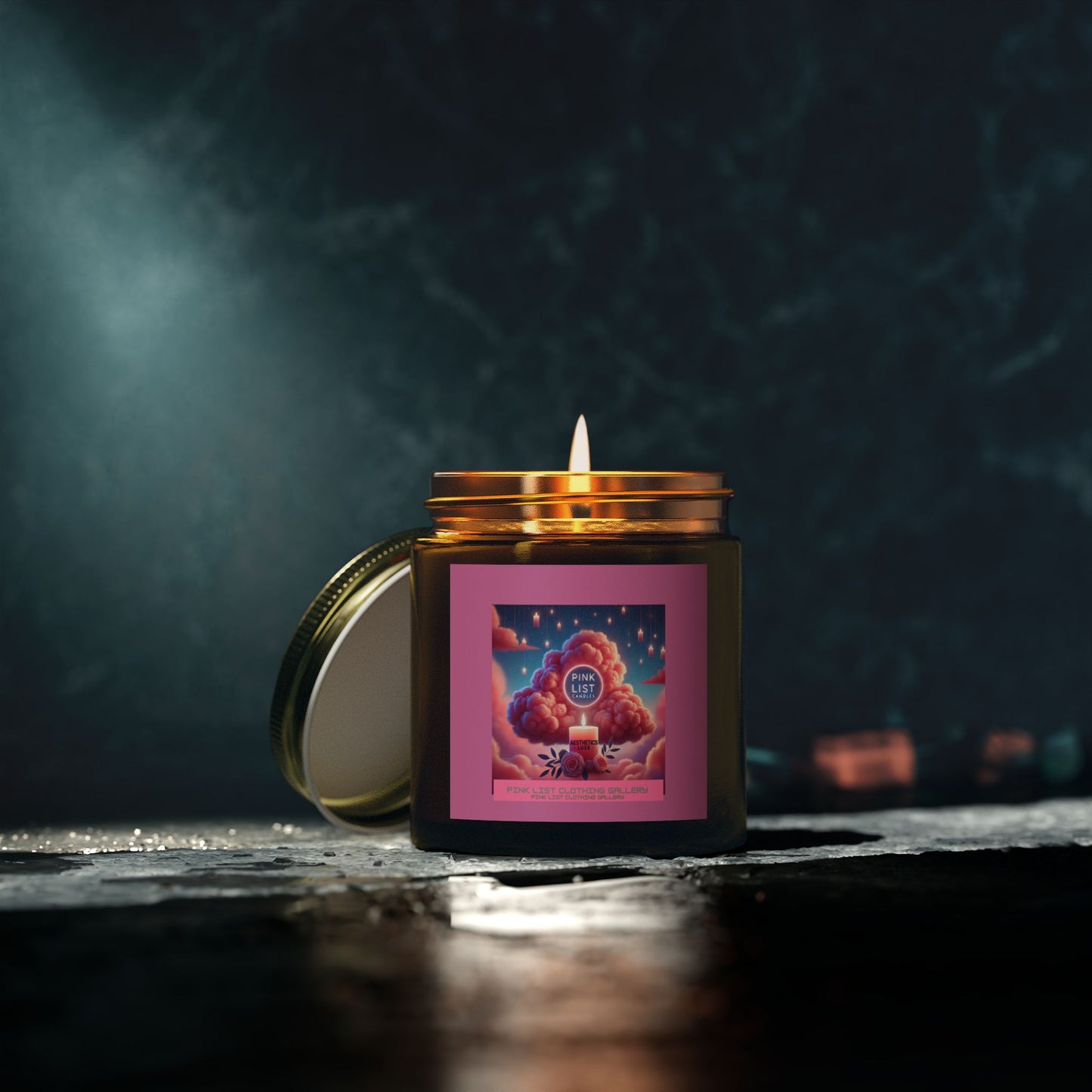PinkList Candles Collection©️ by PinkList Clothing Gallery®️™️ Aesthetics Luxe Candles©️ - Relaxing Aromatherapy (4oz, 9oz)