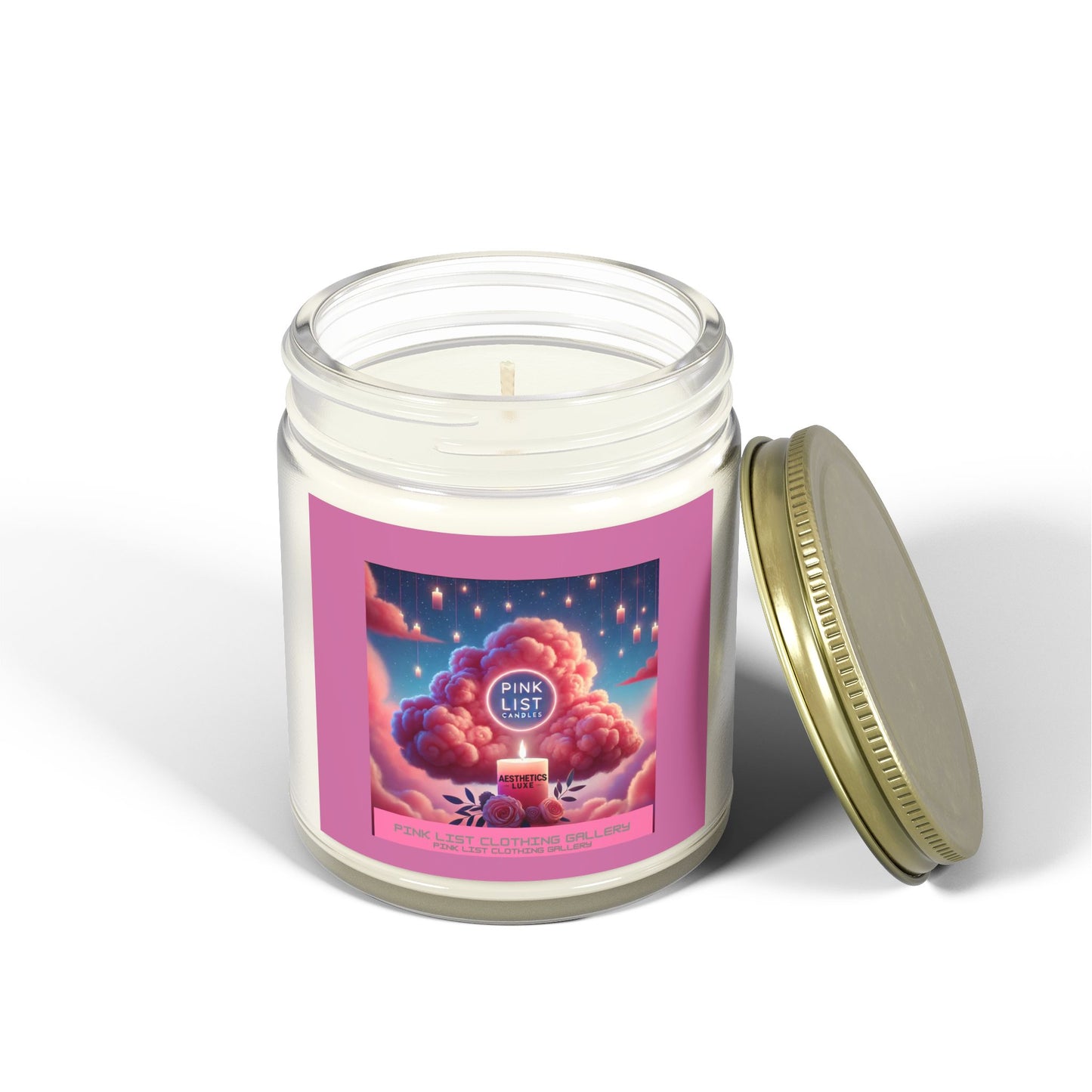 PinkList Candles Collection©️ by PinkList Clothing Gallery®️™️ Aesthetics Luxe Candles©️ - Relaxing Aromatherapy (4oz, 9oz)