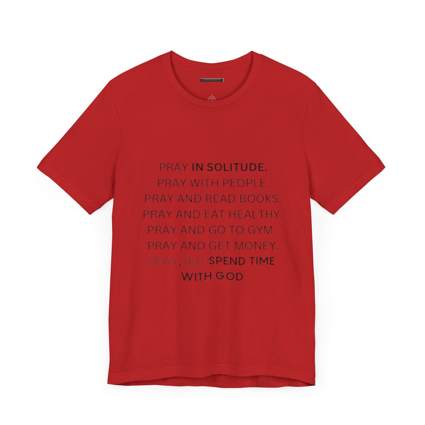 Faith Elements lll Amplify Premium Tee - Aesthetics Luxe Jersey Short Sleeve Tee