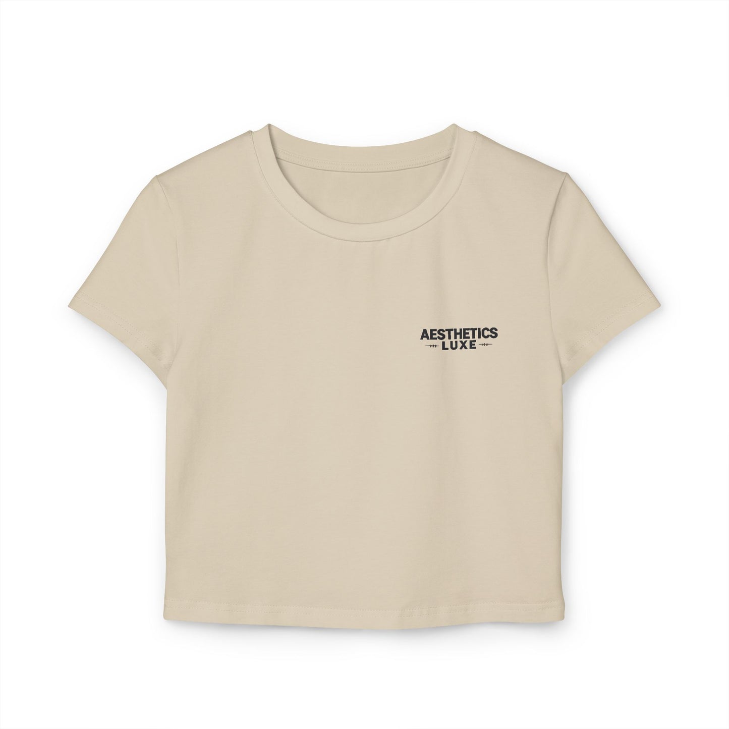 Aesthetics Luxe Stitch III - Cropped Top Tee - City Casual Wear