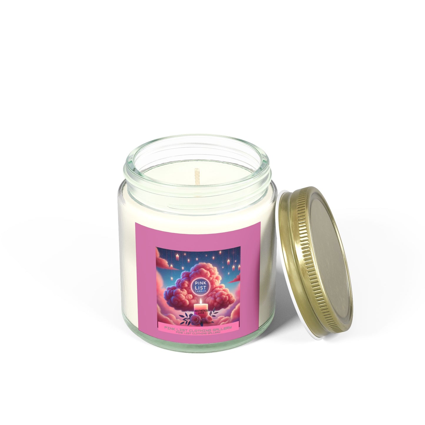 PinkList Candles Collection©️ by PinkList Clothing Gallery®️™️ Aesthetics Luxe Candles©️ - Relaxing Aromatherapy (4oz, 9oz)