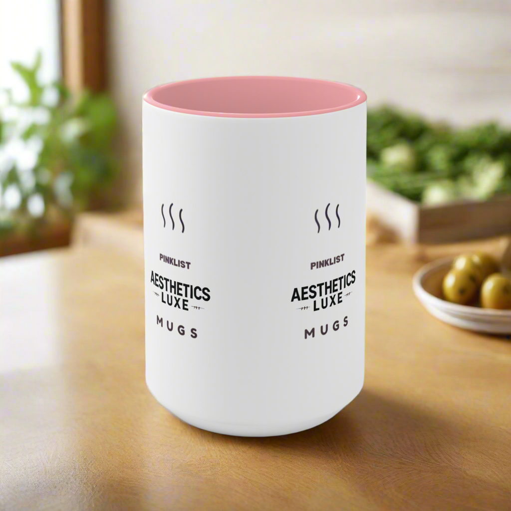 Aesthetics Luxe ™️ Accent Mugs©️ Originals- PinkList Accent Mugs ©️