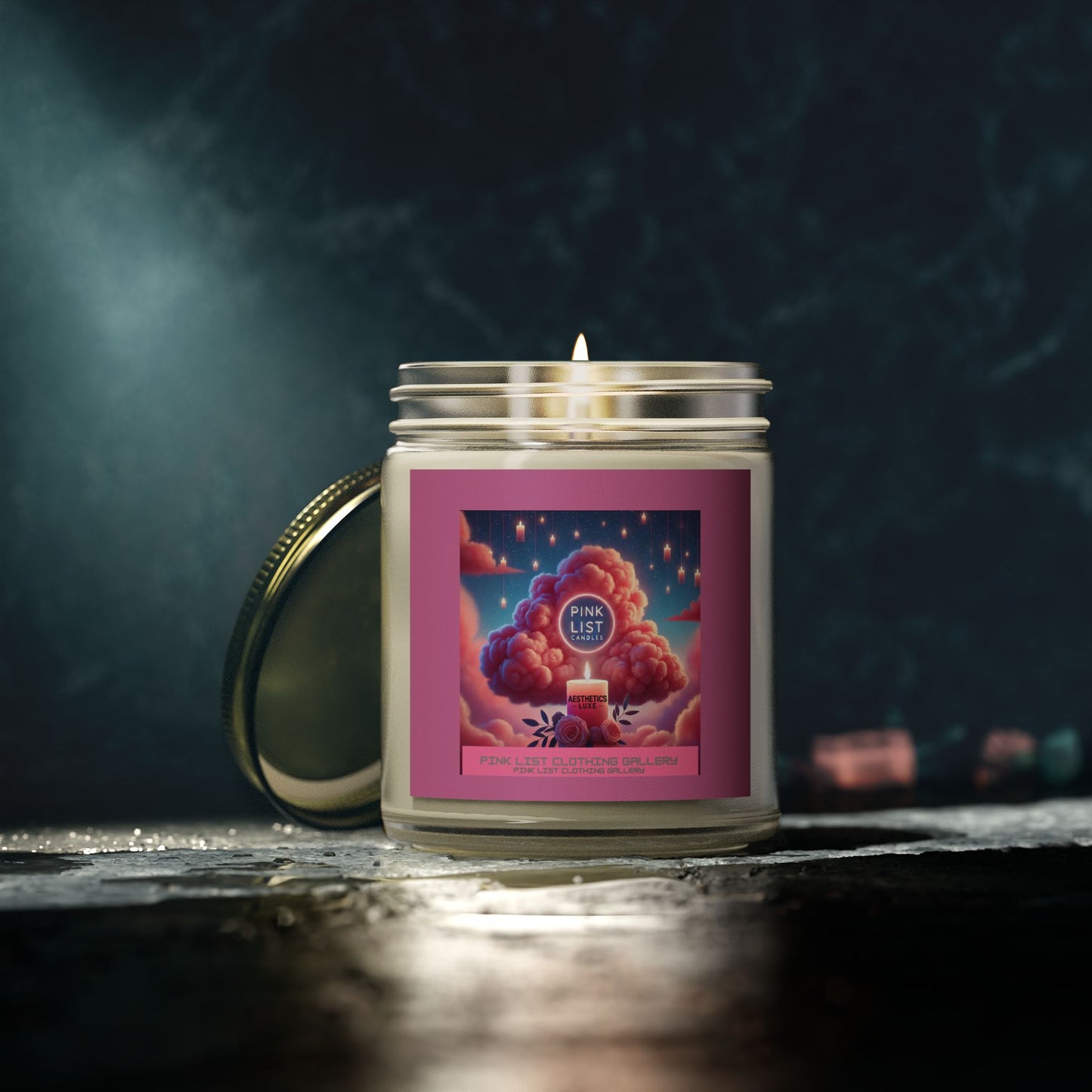 PinkList Candles Collection©️ by PinkList Clothing Gallery®️™️ Aesthetics Luxe Candles©️ - Relaxing Aromatherapy (4oz, 9oz)