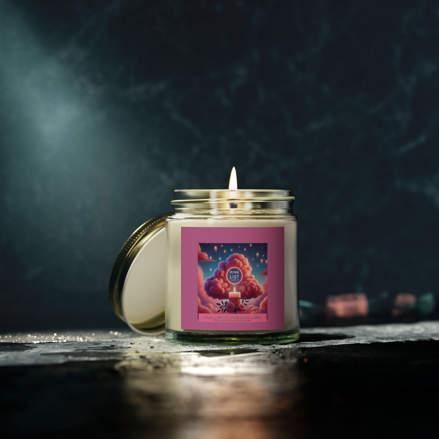 PinkList Candles Collection©️ by PinkList Clothing Gallery®️™️ Aesthetics Luxe Candles©️ - Relaxing Aromatherapy (4oz, 9oz)