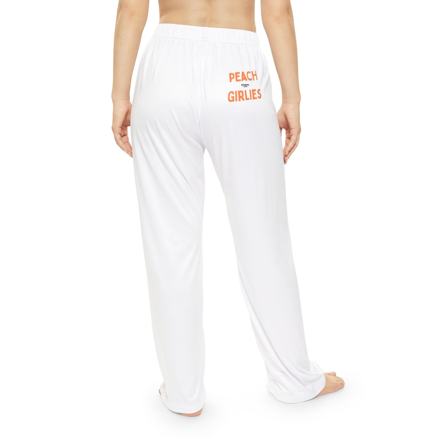 Aesthetics Luxe ™️ Peach Girlies Luxe Pajama Pants I - Luxe Pants Lounge Wear