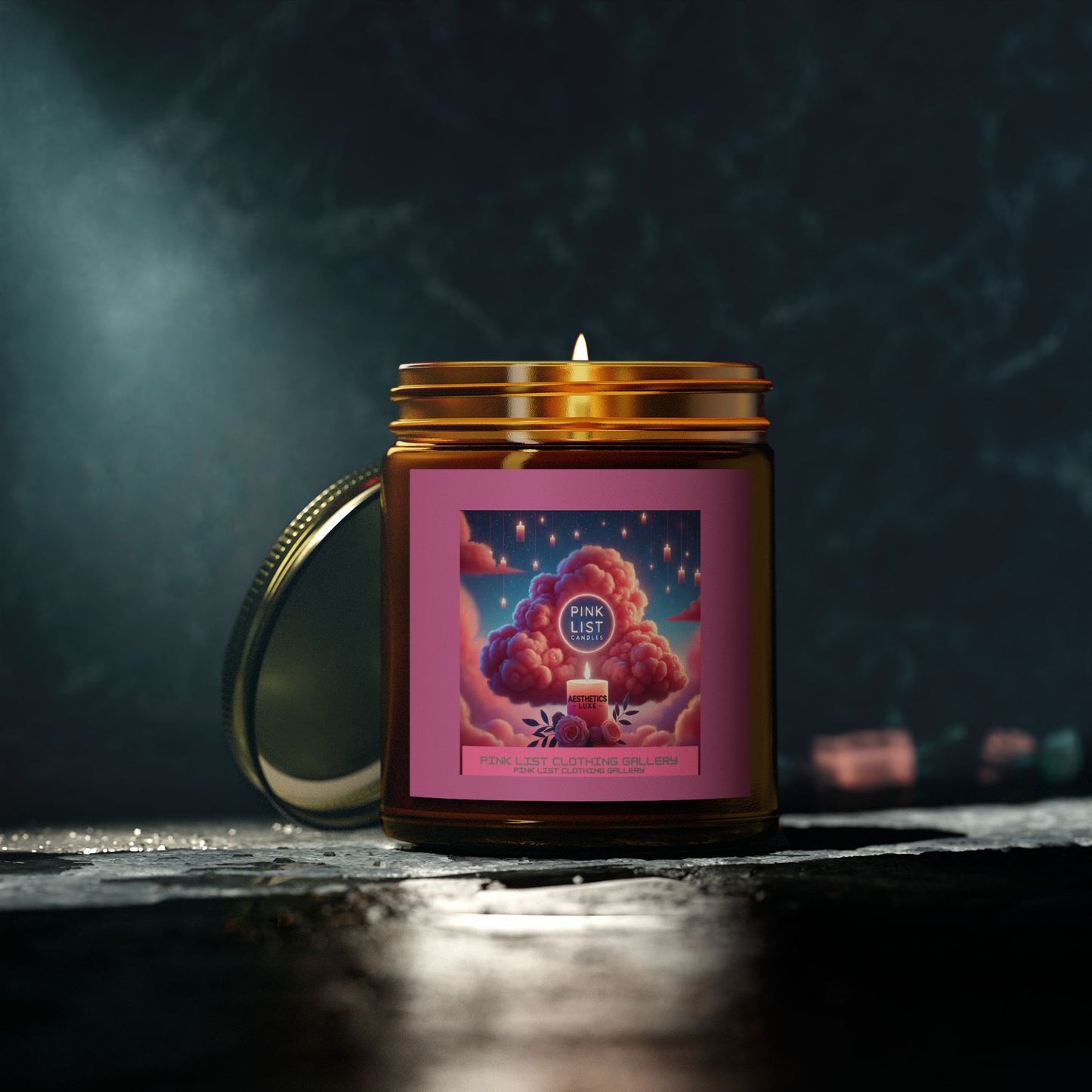 PinkList Candles Collection©️ by PinkList Clothing Gallery®️™️ Aesthetics Luxe Candles©️ - Relaxing Aromatherapy (4oz, 9oz)