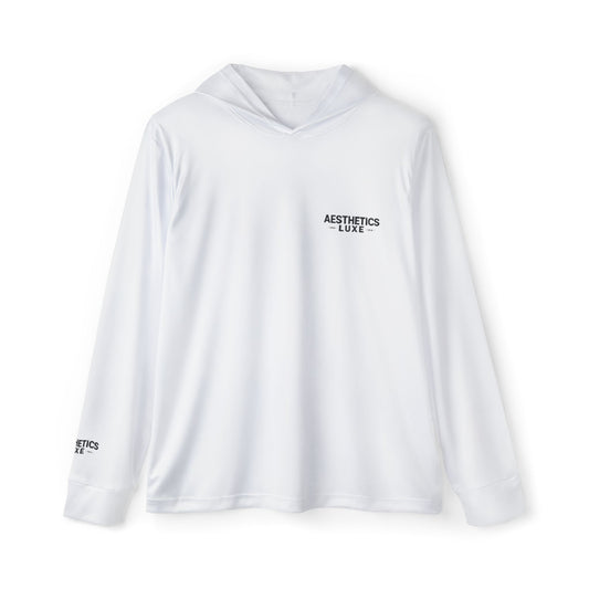 Men's Aesthetics Luxe ™️ Fitness Sports Warmup Hooded Sleeve Shirt II - Flex Active Gym Wear