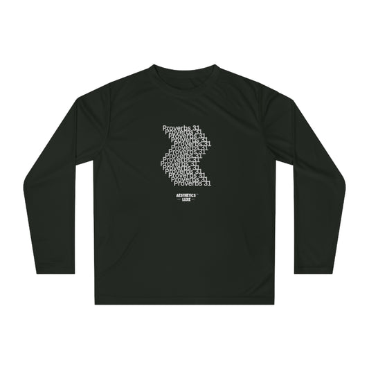 Aesthetics Luxe ™️ Proverbs of Faith - Long Sleeve Shirt II - Aesthetics Luxe ™️ Men’s and Women’s Apparel Wear